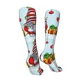 thumbnail image 3 of KLL Funny Christmas Gnome Print Cool Socks Men's Women's Crew Socks Funny Crazy Novelty Stockings, 3 of 8