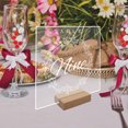 thumbnail image 3 of YAOMOBB Party Accessories DIY Acrylic Sign Table Number Plate with Stand Smooth Transparent Wedding Party Decoration, 3 of 7