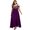 Purple, variant on UMfun Women Plus Size Cold Shoulder Floral Lace Maxi Party Evening Camis Long Dress