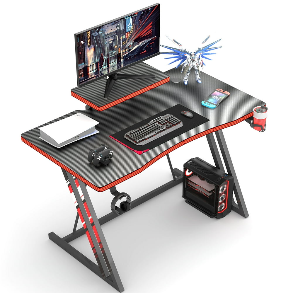 Walnew 40 Inches Gaming Desk Home Office Desk Modern Style Computer