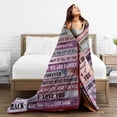 thumbnail image 5 of Wijzvio To My Bonus Daughter Throw Blanket Soft Fuzzy Fleece Blanket For Couch Bed Living Room Decoration 80"X60", 5 of 9