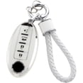thumbnail image 1 of for Nissan Key Fob Cover with Keychain, Soft TPU Key Case Protection Fit for Altima Rogue Sentra Pathfinder Frontier Maxima Titan Murano Kicks Juke Versa Armada GTR 370Z Leaf, 1 of 5