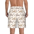 thumbnail image 3 of Yiaed Retro Rabbit Print Men's Swim Trunks with Lining Quick Dry Sports Shorts Beach Shorts Boardshorts-Medium, 3 of 5
