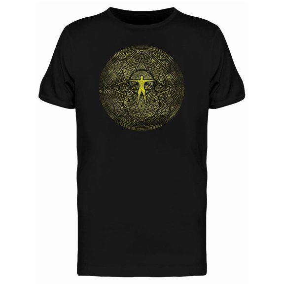 Symbol Silhouette Man Particles Tee Men's -Image by Shutterstock