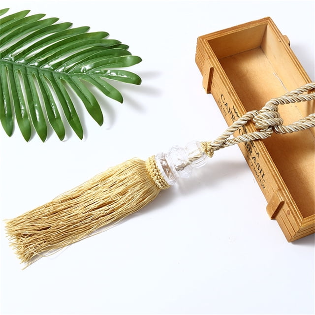 Mashaouyo Clearance 4Pcs Curtain Tassel Small Crystal Single Curtain Accessories Hanging Tie Rope