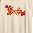 thumbnail image 3 of Barbie - Logo Red Floral Short Sleeve Graphic T-Shirt, 3 of 5