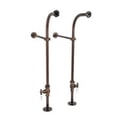 thumbnail image 2 of Freestanding Bath Supplies with Porcelain Lever Handles in Oil Rubbed Bronze, 2 of 2