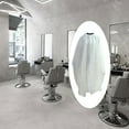 thumbnail image 4 of lionlar Salon Tablier Cape Coiffeur Coiffure Tablier Coupe Cheveux Robe de Coiffure Blanc, 4 of 8