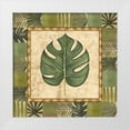 thumbnail image 3 of Charlene Audrey 12x12 White Modern Wood Framed Wall Art Titled - Tropical Leaf IV, 3 of 5