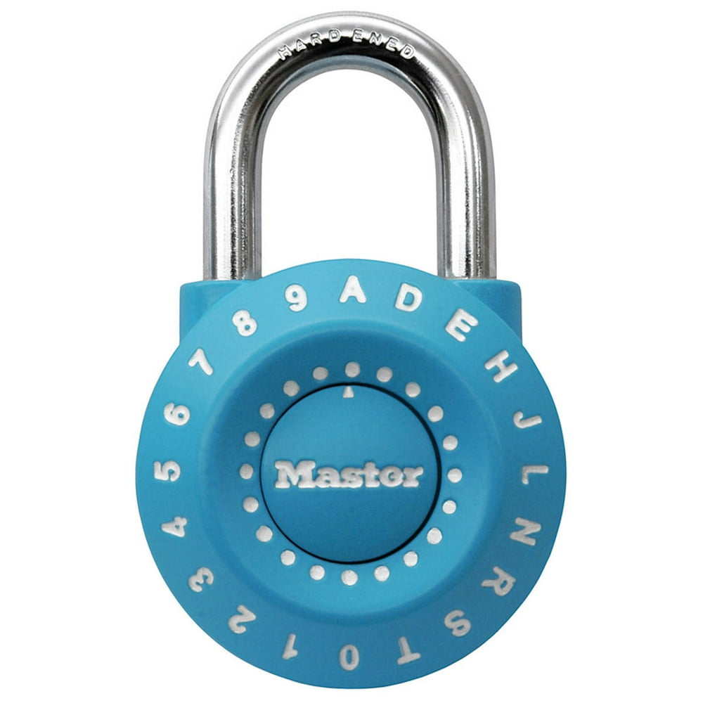 Master Lock 1590D Combination Lock Assorted Colors