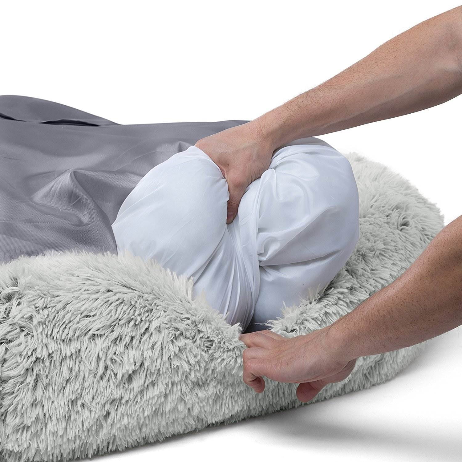 best friends by sheri luxury faux fur donut cuddler