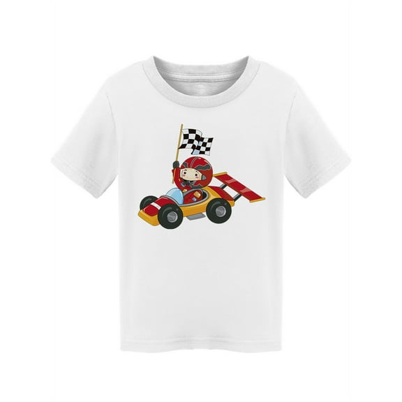 Boy Racing Design T-Shirt Toddler -Image by Shutterstock,  2 Toddler