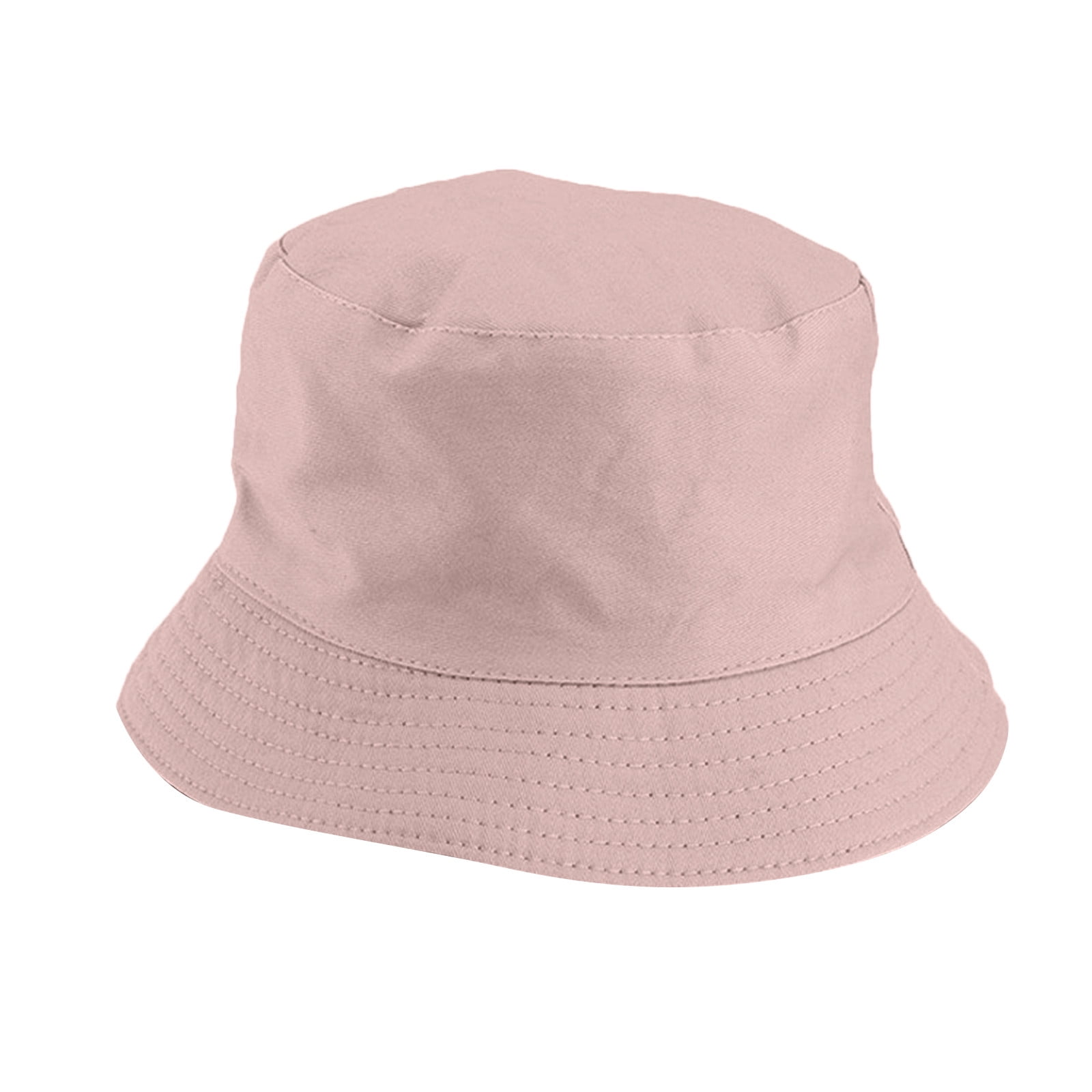 Red Bucket Hat Hat Grandpa Unisex Double Side Wear Reversible Bucket
