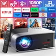 thumbnail image 1 of Proyector inteligente DBPOWER Netflix 1080p 500 ANSI WiFi 5G, 1 of 9