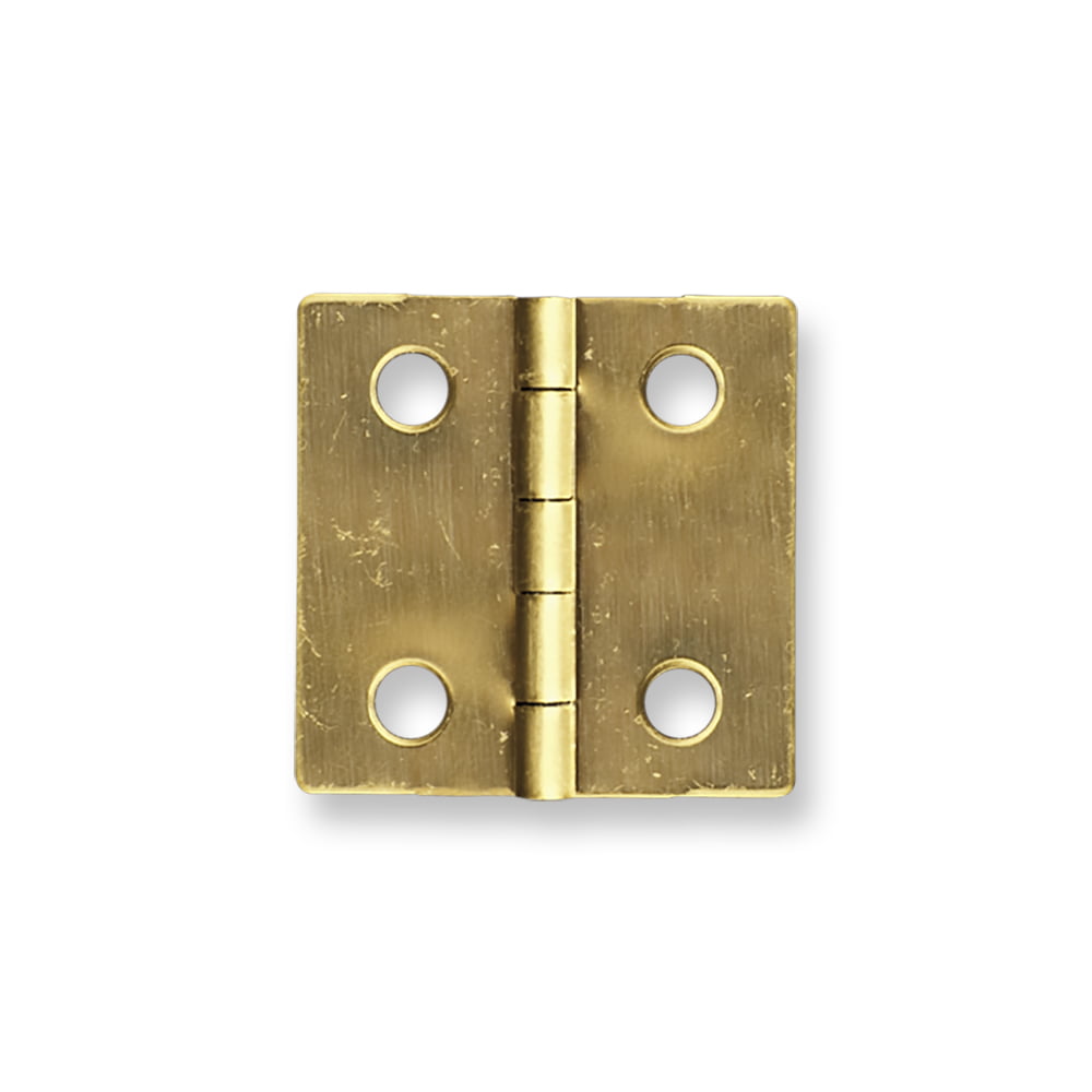 4 Pack Solid Brass 1" x 13/16" Small Medium Hinges