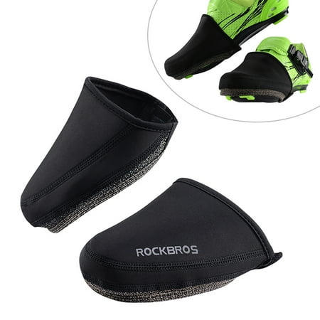 Winter Cycling Shoes Cover Windproof Waterproof Warm Riding Shoes Protector Half-Sole MTB Road Bike Cycling Cleated Shoes (Best Mtb Shoes For Road Bike)