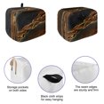 thumbnail image 5 of Toaster Cover 4 Slice, Brown Marble Dustproof Bakeware Oven Protector with Top Hook, Gold Abstract Vintage Modern Ombre Art Waterproof Small Kitchen Appliance Toasters Dust Cover, 12"x11"x8", 5 of 9