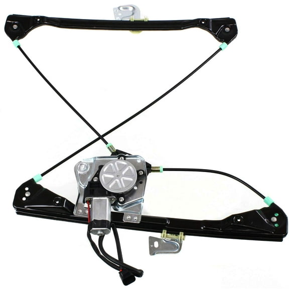 Window Regulator Compatible For 1999-2005 Pontiac Grand Am 1999-2004 Oldsmobile Alero Front, Right Passenger Sedan Power With Motor
