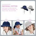 thumbnail image 2 of 2pcs Kids Bucket Hat Breathable Sun Protection Hat Children Summer Outdoor Hat, 2 of 9
