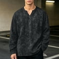 thumbnail image 6 of Awdenio Men T Shirts Oversized T Shirts for Men Women Vintage V Neck Drop Shoulder Tee Tops, 6 of 10