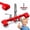 Red, variant on 2026 New Child & Pet Safety Guard with Central Pipe Fixation, Universal Faucet Handle Lock for Double Sinks, Anti-Slip Kitchen Bathroom Stopper, Prevent Flooding