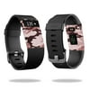 Skin Decal Wrap Compatible With Fitbit Charge HR Sticker Design Brown Camo