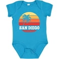 thumbnail image 3 of Inktastic San Diego California Vacation Retro Sunset Boys or Girls Baby Bodysuit, 3 of 5