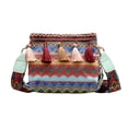 thumbnail image 1 of Bolso bandolera de estilo étnico para mujer, bandolera de viaje con borla de verano para mujer, 1 of 5