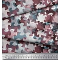 thumbnail image 2 of Soimoi Rayon Fabric Two Tone Camouflage Print Sewing Fabric Yard 56 Inch Wide, 2 of 3