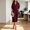 Wine Red, variant on Zehjuhan Women's Elegant Solid Color Lapel Button-Front Midi Shirt Dress – Short Sleeve with Pockets for Office & Formal Wear Black,S