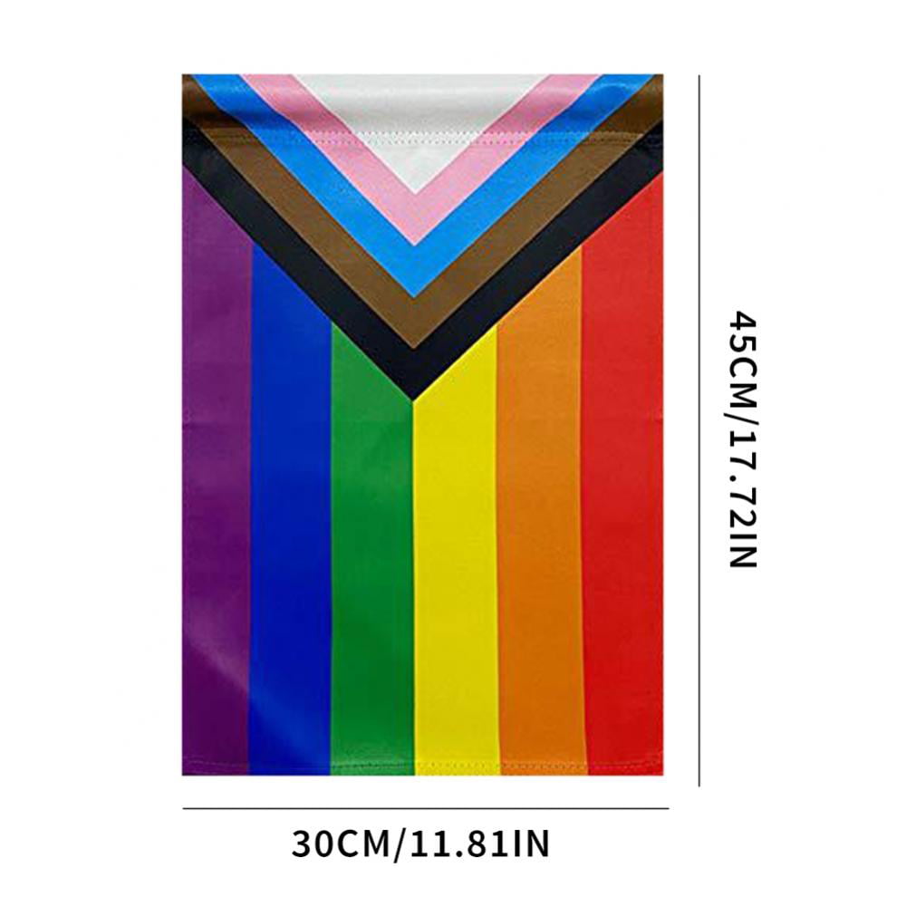 Rainbow Pride Flag Gay LGBT Lesbian 3x5 Bi Progress Trans Polyester Free Ship 