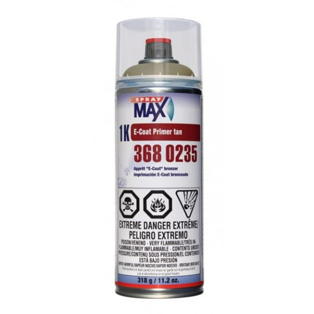 SprayMax SPM3680230 1K ECoat Aerosol Primer Spray Paint, White