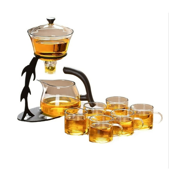 Magnetic Teapot, For Adults Tea Kettle, Glass Tea Set, Teapot with Strainer, Magnetic Lazy Tea Kettle for Household, For Making Tea at Parties