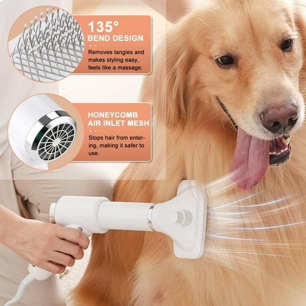 Dog grooming dryer brush best sale