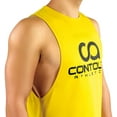 thumbnail image 4 of Contour Athletics Bodybuilding Tank Tops for Men, Stringer Muscle Fitness Tee for Gym Workout (Yellow) CA4005, 4 of 4