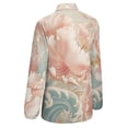 thumbnail image 5 of Wave Peony Long Sleeve Blouse Woman Streetwear Casual Shirts Summer Oversize Woman Streetwear Clothing Birthday Present, 5 of 7
