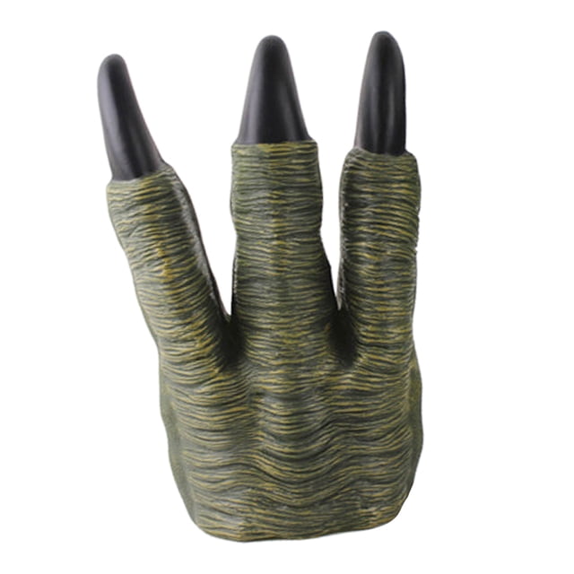 Guantes de Juguetes de Patas Artificiales Perfecl para Disfraces de Halloween Verde
