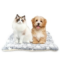 Zacenei Dog Bed Mat,Soft & Comfortable Dog Kennel Pad, Multi-Purpose Dog Crate Bed & Dog Bed Mats Durable Dog Plush Crate Mat for Dog & Cat-Ideal for Crate, Kennel, Home Use [Gray,S(23*15in)]