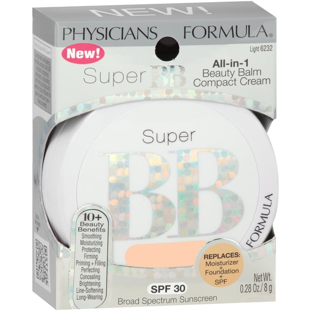 Physicians Formula Super BB Allin1 Beauty Balm Compact Cream, 6232