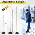 thumbnail image 4 of LAIDER HEROS 60" Gardening Flat Shovel, Multifunctional Ice Shovel & Chopper for Driveway Sidewalk(2 Blades), 4 of 6