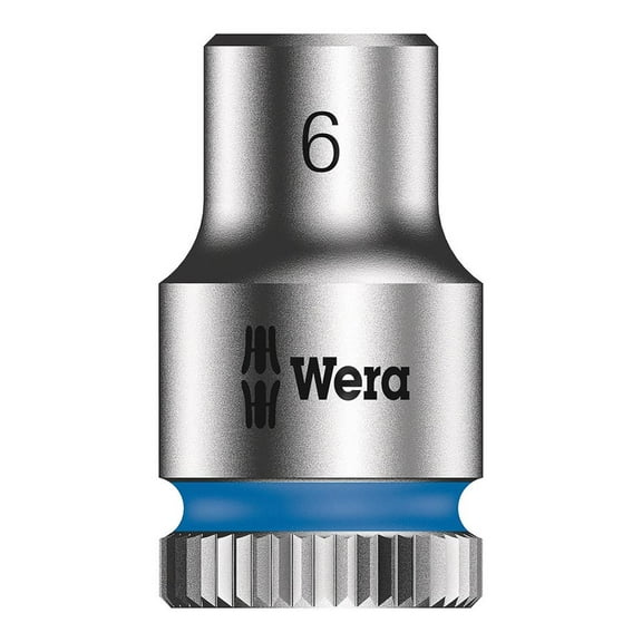 Wera 1/4″ Drive Metric Socket – 6mm