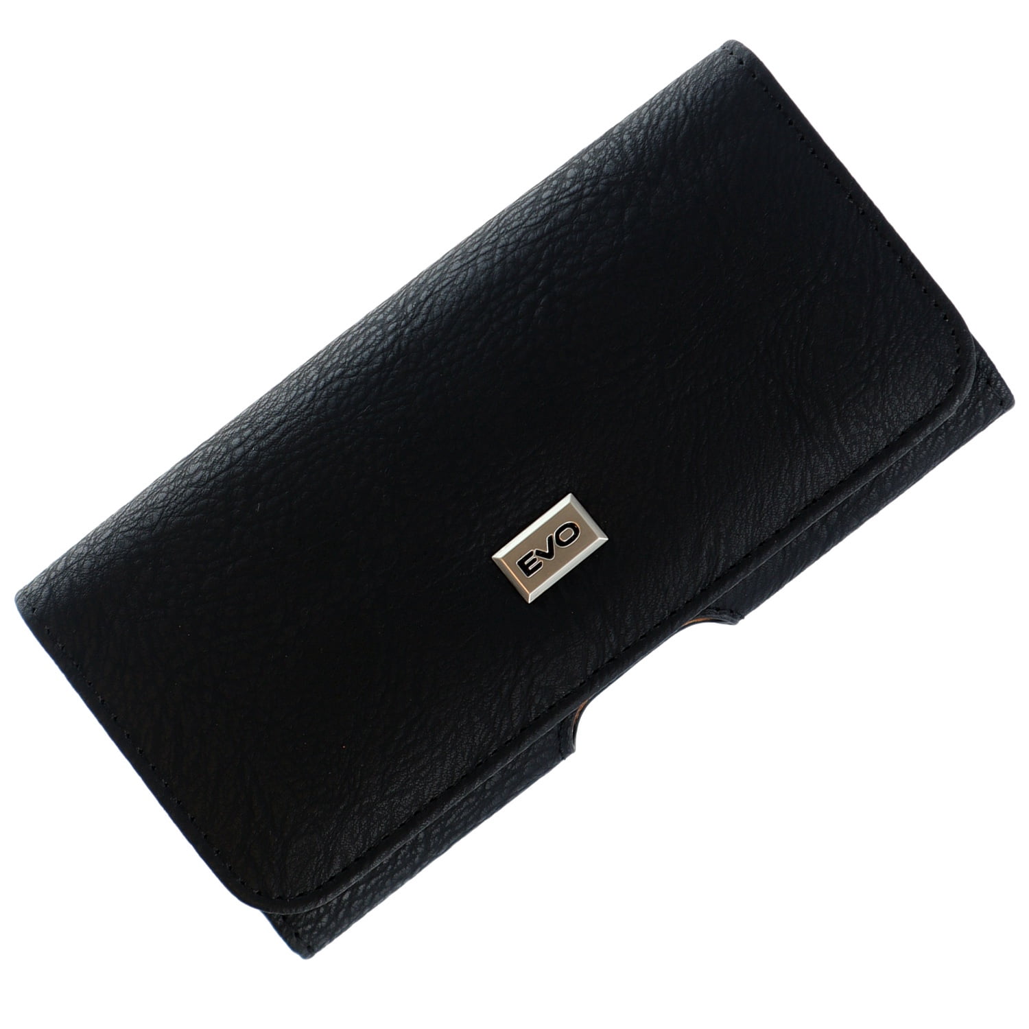 EVO Horizontal Texture Leather Protective Pouch 5.5 Inch - Black