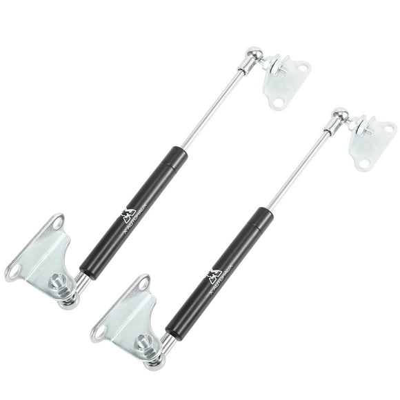 Unique Bargains 2pcs 10inch 100N/22Lbs Universal Gas Struts Black for Vehicle