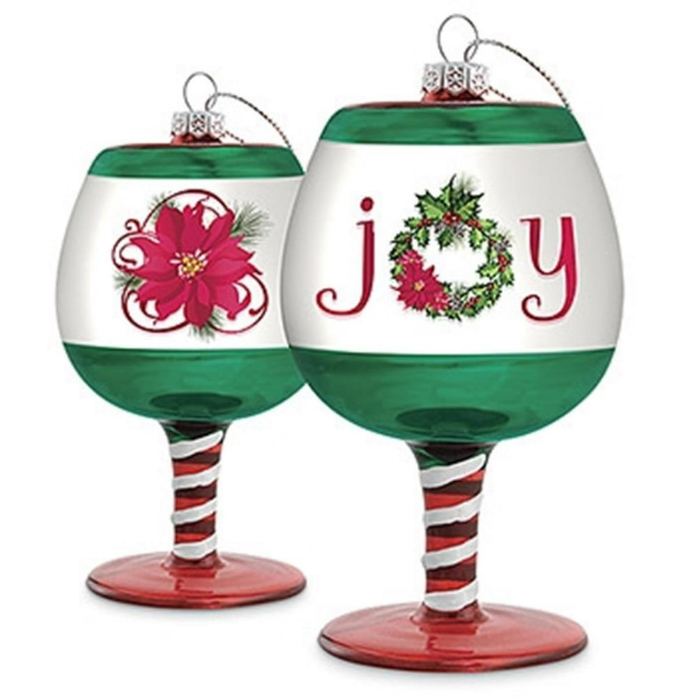 Set of 2 Hanging Christmas Holiday 