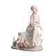 thumbnail image 2 of Figura decorativa de cerámica para niña, adorno de con estatua de perro mascota para dormitorio, día de la madre, 2 of 9