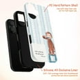 thumbnail image 4 of Curious Monkey Bible Verse Phone Case, Toothbrush Psalm 46:5 Quote Blue Stripe Cover for iPhone 17 16 15 14 13 12 11 Pro Plus Mini, 4 of 6