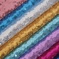 thumbnail image 2 of GOOHOCHY 3mm Shiny Sequin Fabric Easy to Cut Costume Fabric for Making Tablecloth, Table Runner, Dress 135x100cm(Silver), 2 of 8