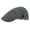 Grey, variant on Prolriy Newsboy Hats for Men Flat Mens Hats Mens Womens Simple Washable Breathable Cap Striped British Retro Forward Hat Cabbie Beret Hats for Men Black