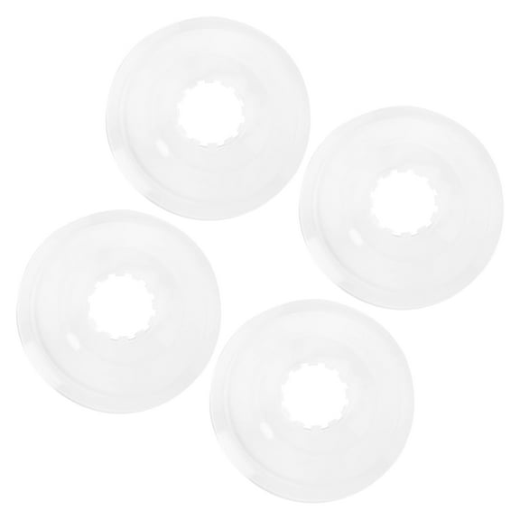 FRCOLOR 4pcs Sturdy Flywheels Guard Transparent Flywheel Cover Protector Replacing Bicycle Spoke Covers Bike Part Bicycle Wheel Cover
