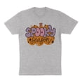 thumbnail image 1 of Retro Pumpkin Spooky Season Shirt Unisex X-Small Grey, 1 of 5